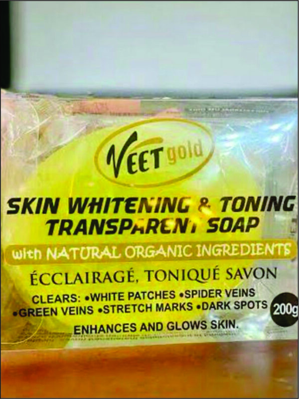 Veet Gold Skin Whitening & Toning Transparent Soap